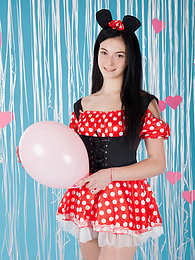 UhTeens presents: A costume always makes her look even sexier as she puts it on and has some wild fun with her body and pussy