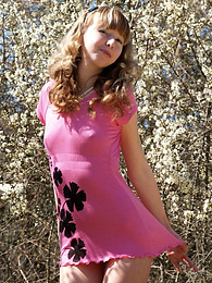 UhTeens presents: Cute and so much hot teen model is posing her most delicious parts on the beautiful nature.