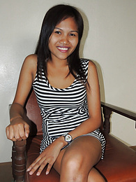 UhTeens presents: Friendly Filipina welcomes tourist with sexy striptease