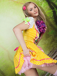 UhTeens presents: This perfect cutie has taken all her clothes off to embrace her perfectly shaped body in a truly engaging way.