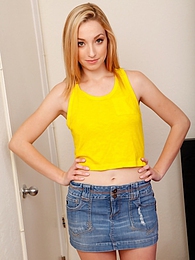 UhTeens presents: Perky breasted Zoey Parker fingering her tight pussy