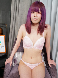 UhTeens presents: Asian girl Shiori Fujimori displays her petite tiny tits and unveils her complete nakedness in a solo